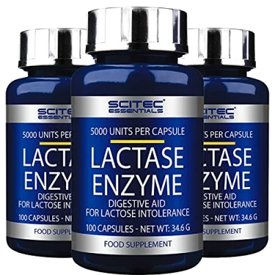 Image of LACTASE Enzyme Fights Lactose Intolerance Digestive Aid Food Supplement for Digests (300 Capsules)