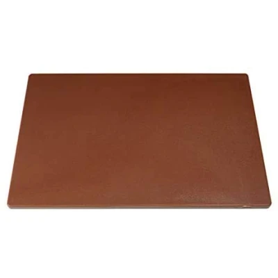 Image of Acense Professional Large Chopping Board Catering Food Prep Cutting Colour Coded (Brown)