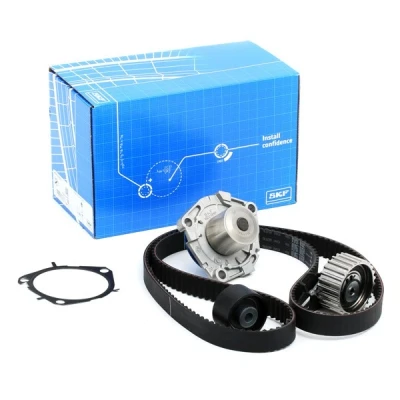Image of 1334153, 1334284, 552200072, 55488983, 55566028 Water Pump + Timing Belt Kit SKF VKMC 02199 2 FIAT: Tipo Hatchback, Grande Punto 500X