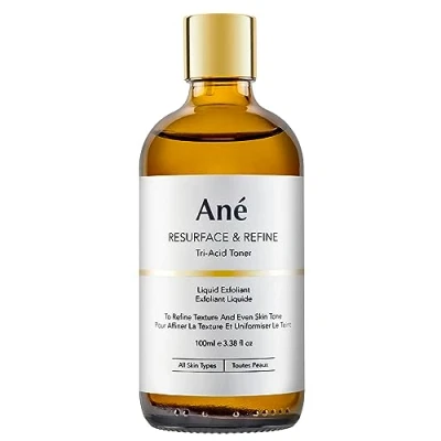 Image of Ané Tranexamic, Aha and Bha Hydrating Acid Toner Liquid Exfoliant to Clarify, Brighten Even Skin Tone 100ml, Vegan.