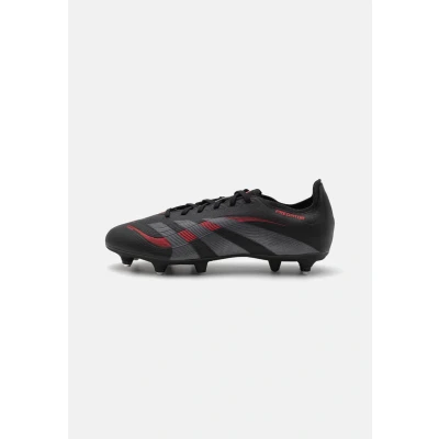 Image of adidas Performance Predator League SOFT Ground Screwin stud football boots, Men&#039;s, Size: 11, Core black/grey four/lucid red Synthetics/textile
