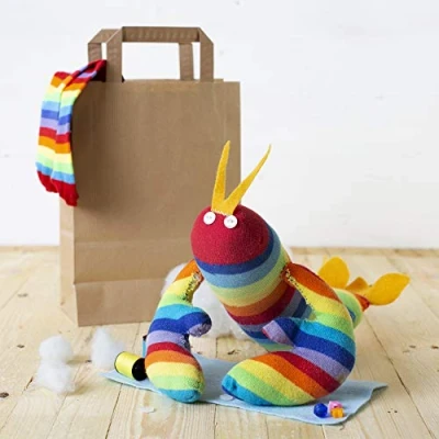 Image of Sock Lobster Craft kit kits for kids adults Sewing Gifts