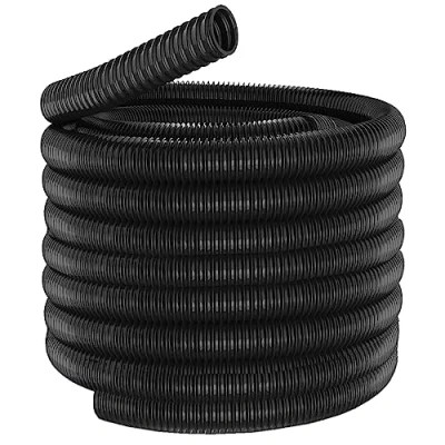 Image of SPARES2GO Universal Hose Pipe for Charnwood Flexible Wood Dust &amp; Chip Extractor Fox Sip (51mm, 15M)