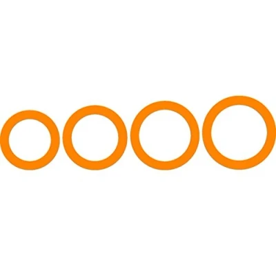 Image of Fiskars Shape template Circles, Extra large for creating rings, 4 different sizes, 1003834