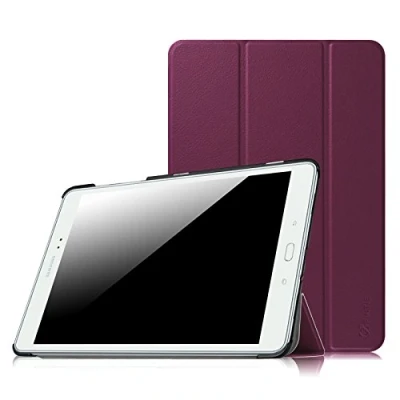 Image of FINTIE Slimshell Case for Samsung Galaxy Tab A 9.7 Inch Tablet SM T550 Super Thin Lightweight Stand Cover with Auto Sleep/Wake Feature, Purple