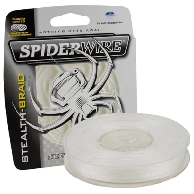 Image of Spiderwire ProSpec® Chrome 100% Fluoro Leader, Translucent, 30lb 13.6kg, 125yd 114m Fishing Line, Suitable for Saltwater Environments