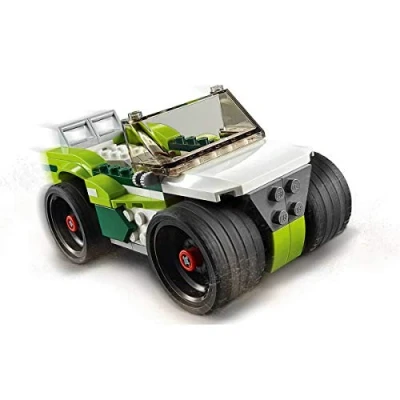 Image of LEGO 31103 Creator 3in1 Rocket Truck Off Roader Quad Bike Building Set, Vehicle Collection Series