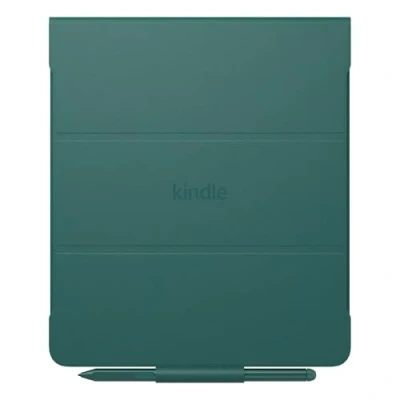 Image of New Amazon Kindle Scribe Leather Folio Cover with Magnetic Attach, Sleek Protective Case Plant Based