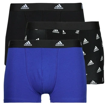 Image of adidas Men&#039;s Trunk (3pk) Active Flex Cotton Boxer Briefs, 952 Assorted, S