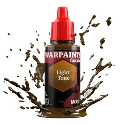 Image of The Army Painter Tone Washes Warpaints Fanatic 18ml Hobby Inks (Light Wash)