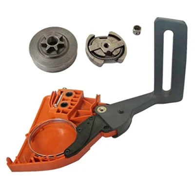 Image of HURI Chain Sprocket Clutch Brake Handle Cover Kit for Husqvarna 36 41 136 137 141 142 Chainsaw