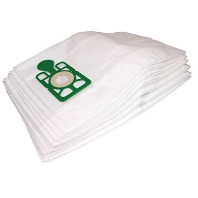 Image of Vacspare Pack of 10 Deluxe Microfibre Vacuum Dust Bags for Numatic Vacuums Henry, Hetty, George, Charles, Basil, Harry, James Cleaners