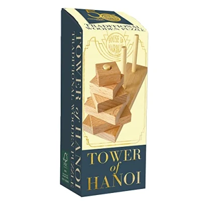 Image of House of Marbles Wooden Puzzle Tower Hanoi
