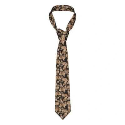 Image of HAHAFU Golden Retrievers Men Ties Classic Silk Men&#039;S Neckties,Formal Printed Neckties For Party Work Business Wedding