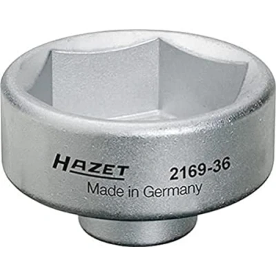 Image of 606589010900, 606589010900DC, W606589010900 Oilfilter Spanner HAZET 2169 36 10 (3/8&quot;)mm (inch)