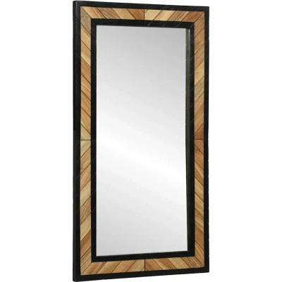 Image of vidaXL Mirror 90x2x50 cm Solid Wood Acacia