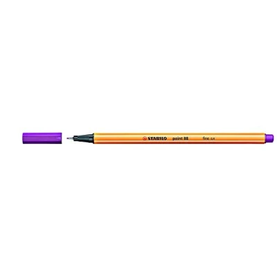 Image of Fineliner STABILO point 88 Pack of 3 Lilac