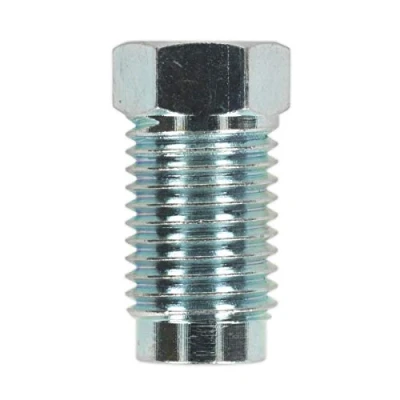 Image of Sealey Brake Pipe Nut 7/16&quot;UNF x 20tpi Male 1/4&quot; SAE Form Pack of 10