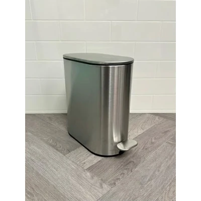 Image of Showerdrape Fortuna Satin 5L Soft Close Bathroom Pedal Bin