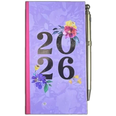 Image of 2025 Slim Week To View Diary Fabric Fashion Designer