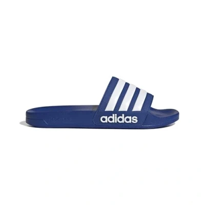 Image of adidas Unisex Adilette Shower Slides, Royal Blue/Cloud White/Royal Blue, 13 UK
