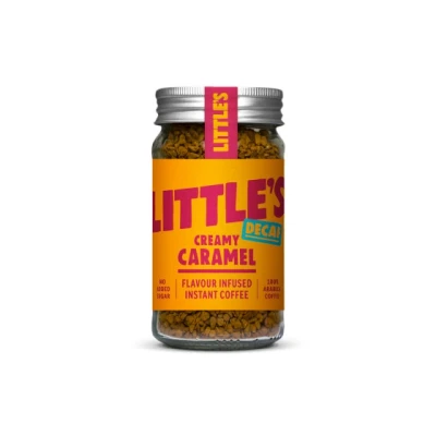 Image of Decaf flavoured instant coffee Little&#039;s Creamy Caramel, 50 g