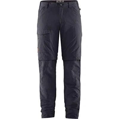 Image of Fjallraven 84755 555 Travellers MT Zip Off TRS M Pants Men&#039;s Dark Navy Size 44