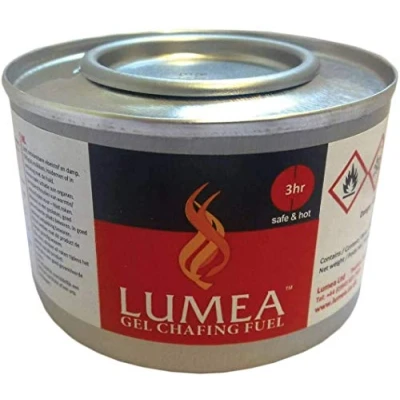 Image of Box of 72 Chafing Fuel Gel CANS Dish 3 Hour Burn TIME Each Caterers TINS