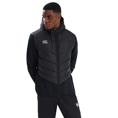 Image of Canterbury Hybrid Thermoreg Water Resistant Padded Jacket (Black), Medium 39&quot; Chest (100cm)