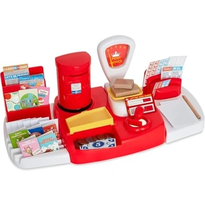 Image of Casdon Post Office,Toy Office for Children Aged 3+, Equipped with Several Essential Items Customers and Shopkeepers Alike