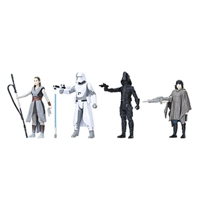 Image of Star Wars Force Link Battle on Crait 3.75 inch Figure 4 Pack