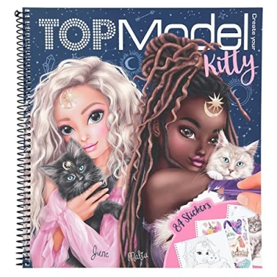 Image of Depesche TOPModel Kitty Colouring Book Moonlight (0411663)