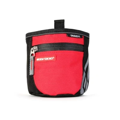 Image of SnakPak Dog Treat Bag Red