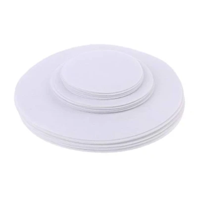 Image of YFairy Plate Protectors, Set Of 48, Soft Felt Dividers, 3 Sizes, Pan Separator Pads, Cookware Bakeware Pot Stacking Dish Scratch Protectors