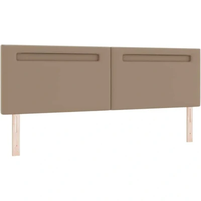 Image of vidaXL Headboard Plain Design Cappuccino 180 cm Faux Leather