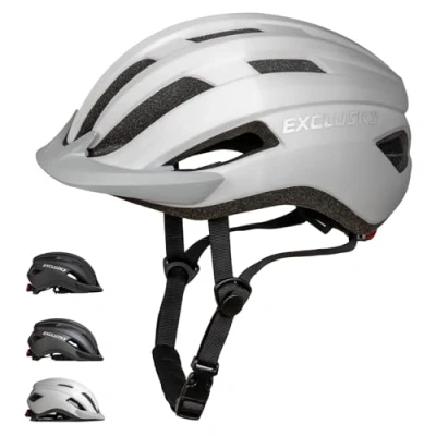 Image of Exclusky Bike Helmet Men Women Cycle with Light Breathable MTB Mountain Bicycle for Adult Road Cycling 56 61cm
