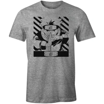 Image of Naruto Men&#039;s MENARUTTS148 T Shirt, Melange Grey, XXL