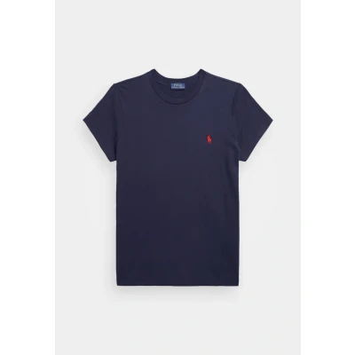 Image of Polo Ralph Lauren Short Sleeve Basic Tshirt, Women&#039;s, Size: XXS, Cruise navy