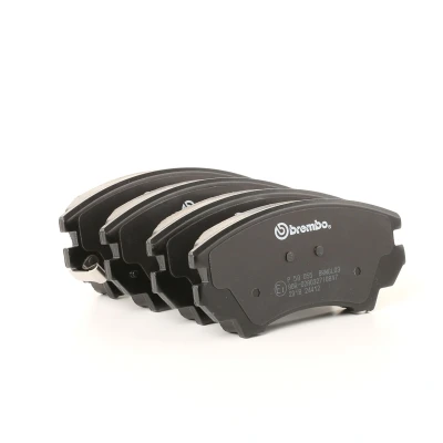 Image of 8769D1557 Brake pad set BREMBO P 59 055 with acoustic wear warning anti squeak plate accessories VAUXHALL: Cascada Convertible