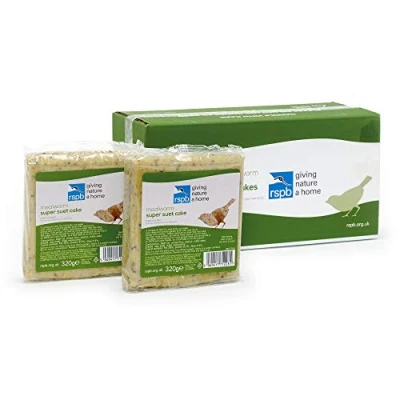 Image of RSPB Super Suet Mealworm Cakes, 320 g, Box of 10