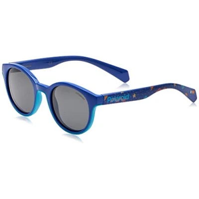 Image of Sunglasses Polaroid Pld 8036/s col. pjp/m9 Child Round Blu