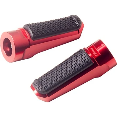 Image of Puig 7318R Sport Model Footpegs, Red, Set of 2