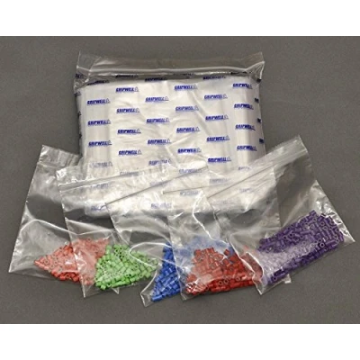 Image of 100 Plastic Resealable Grip Seal Bags 10&quot; x 14&quot;