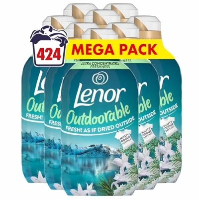 Image of Lenor Outdoorable Fabric Conditioner 424 Washes (8x53), 742ml, Northern Solstice Ultra Concentrated Freshness