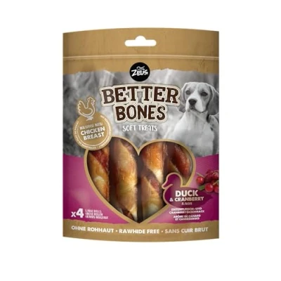Image of Zeus Better Bones Duck &amp; Cranberry Large Rolls