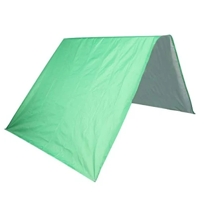 Image of TOPINCN Outdoor Swing Cover Kids Playground Roof Canopy Patio Waterproof Replacement Tarp Sunshade for Garden Patio(Green)