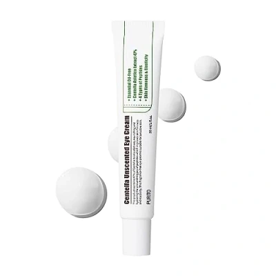 Image of PURITO, Centella Unscented Eye Cream 30ml / 1 fl. oz. Dark Circles/Around Eyes/Wrinkles/Puffiness that Reduces Bags, Fine Lines