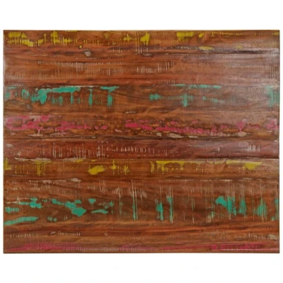 Image of vidaXL Table Top 100x80x2.5 cm Rectangular Solid Wood Reclaimed
