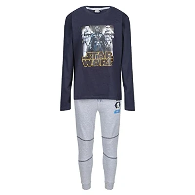 Image of Boys Character Pyjamas Long Sleeve Cuffed HEMS Night WEAR Jogger PJ Set 7 14Y