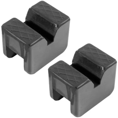 Image of Universal Jack Stand Pad For Axle Stands adapter Pinch Welds Protector Guard Floor Car Lifting Rubber Block Slotted Frame Rail